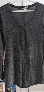 Cozy long sleeve romper